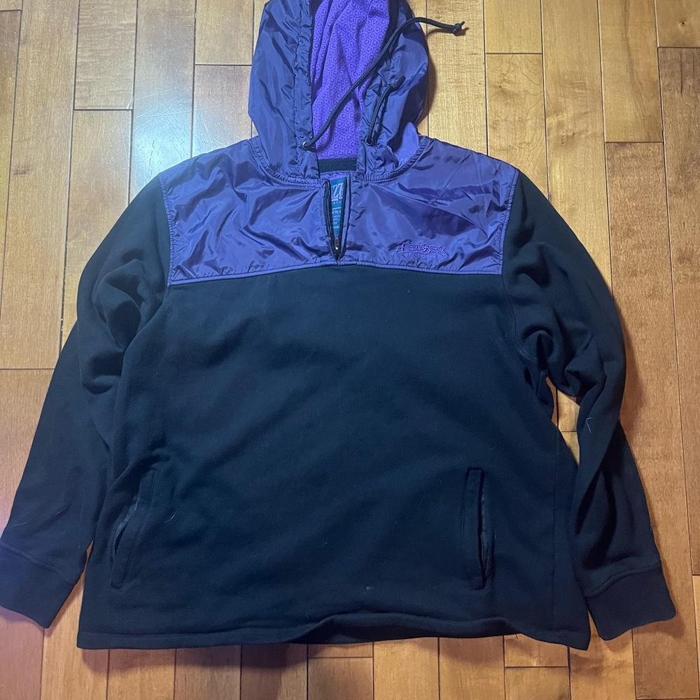 Purple and Black heros of the storm blizzard pullover
